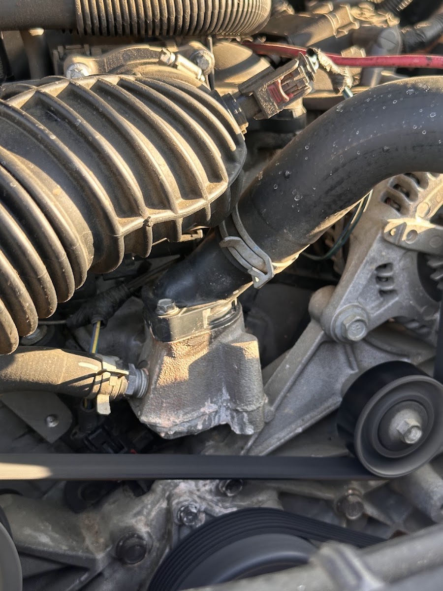 Serpentine belt and pulley inspection